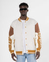 WhyNot Striped College Jacket Grey