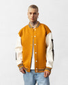 Kemik Süzene College Jacket Mustard