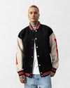 Kemik Süzeneli College Jacket Black