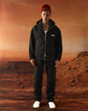 Scuba Tracksuit Set with Attached Vest Black