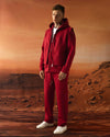 Separate Vest Scuba Tracksuit Red