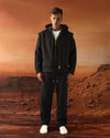 Black Scuba Tracksuit with Detachable Vest