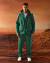 Green Scuba Tracksuit with Detachable Vest