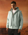 Separate Vest Scuba Hoodie Mint