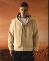 Yellow Scuba Hoodie with Detachable Vest