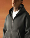 Double-Pocket Scuba Hoodie Anthracite