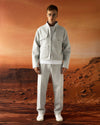 Bellows Pocket Jacket Scuba Tracksuit Set Gray