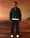 Bellows Pocket Jacket Scuba Tracksuit Set Black