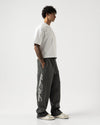 Nakışlı Bol Kalıp Pantolon - Antrasit
