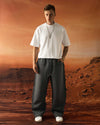 Anthracite Heavy Stitch Trousers