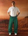 Dirty Stitch Trousers Green