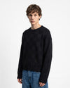 Black Checkered Knitwear