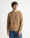 Striped Knitwear Camel