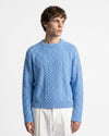 Raglan Sleeve Blue Knitwear