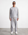 Side-Striped Tracksuit Grey