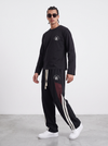 Tracksuit Set with Trim Black - UT-9436