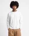 White Long Sleeve T-Shirt with Sleeve Embroidery