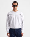 Crew Neck Long Sleeve T-Shirt White