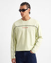 Long-Sleeve Ribbed T-Shirt Green