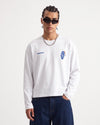 Keychain Printed Long Sleeve T-Shirt White
