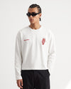 Keychain Printed Long Sleeve T-Shirt Ecru