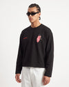 Keychain Printed Long Sleeve T-Shirt Black