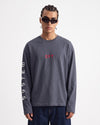 419 Printed Long-Sleeve T-Shirt Anthracite