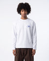 Star Print Long Sleeve T-Shirt White
