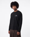 Star Printed Long Sleeve T-Shirt Black