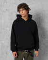 Belted Hoodie Black